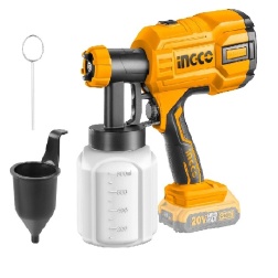 Aerografo a batteria al litio 20v nudo pistola verniciatura - INGCO